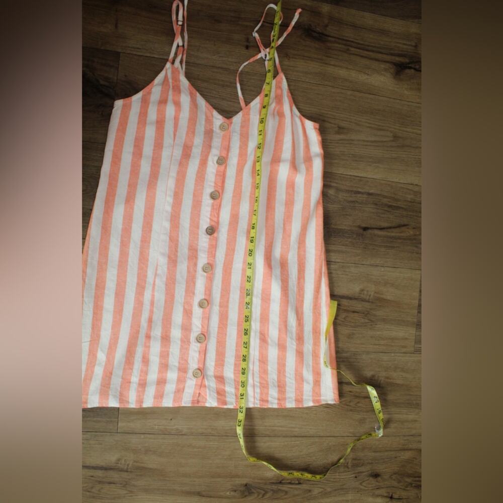 Show Me Your Mumu Remington Mini Dress in Dreamsicle Stripe Women’s Size Small - Picture 7 of 7